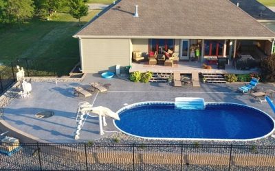 Choosing an inground pool style.